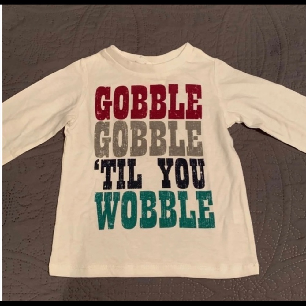 9-8 months old thanksgiving shirt